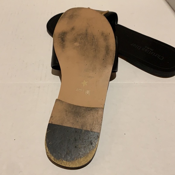 Leather fashion slides - Picture 8 of 8